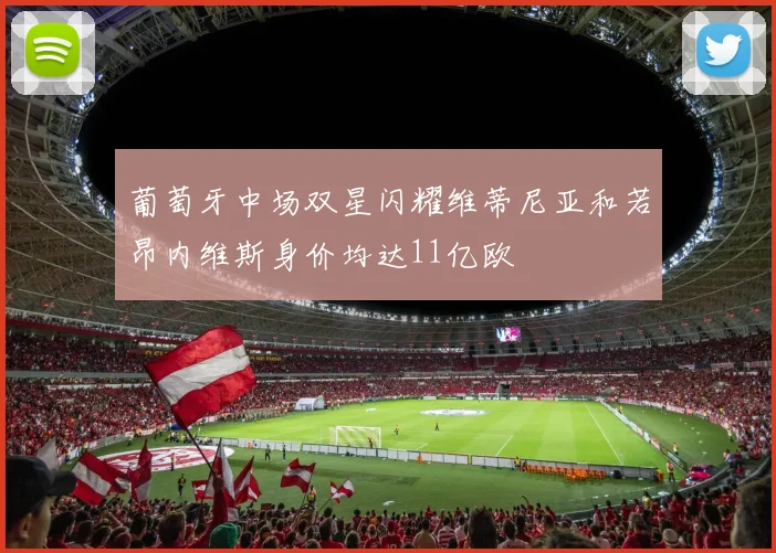 葡萄牙中场双星闪耀维蒂尼亚和若昂内维斯身价均达11亿欧